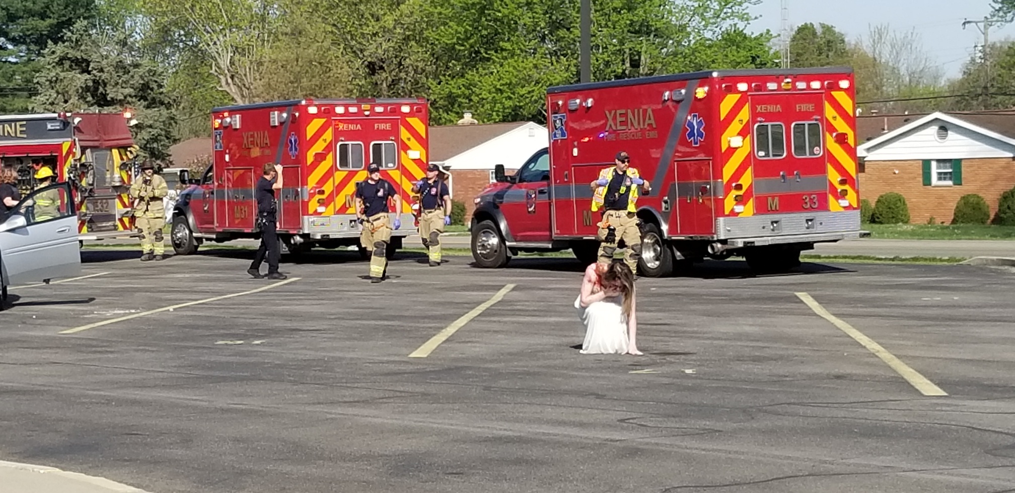 Xenia High School Mock Crash