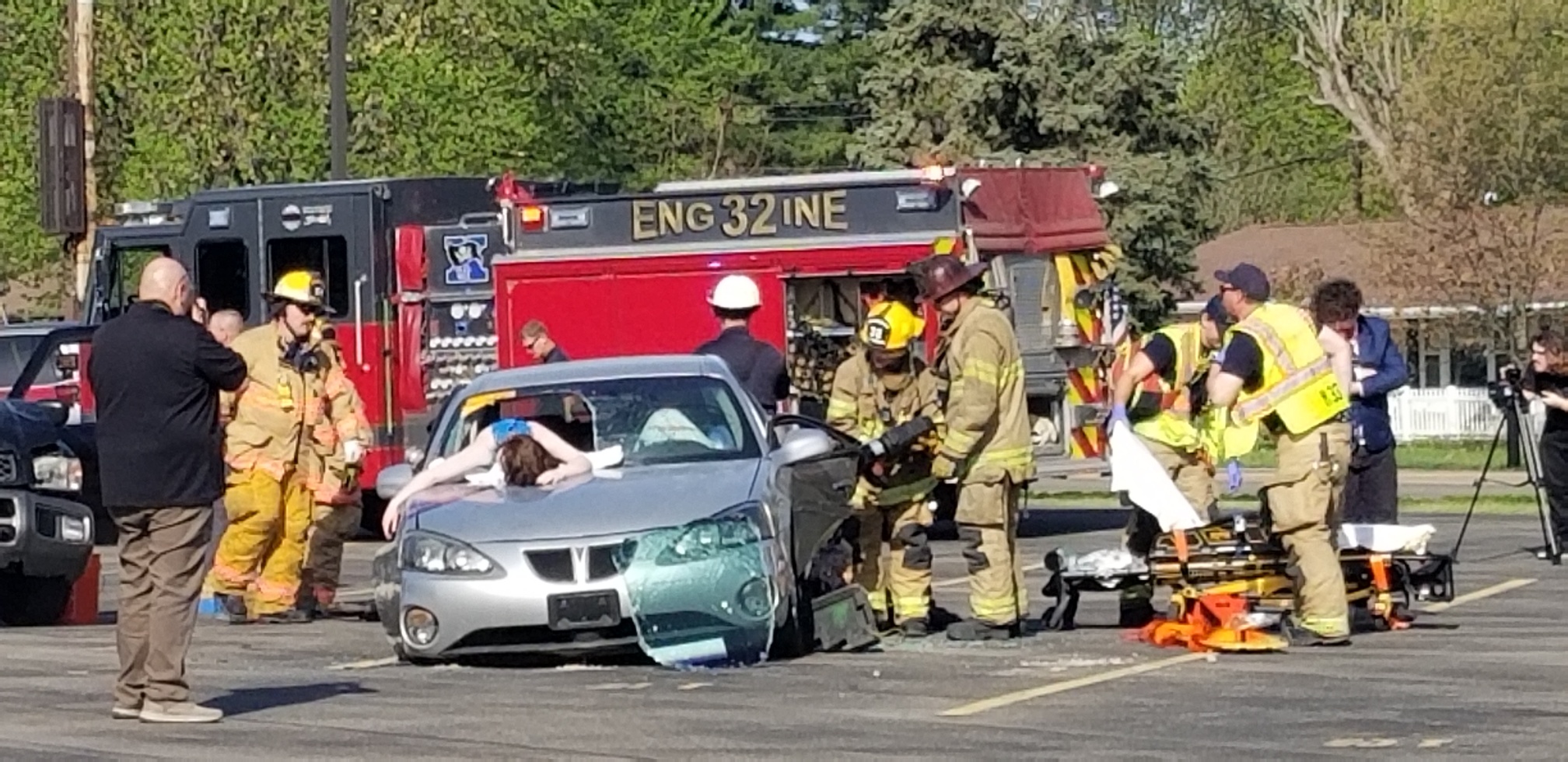 Xenia High School Mock Crash
